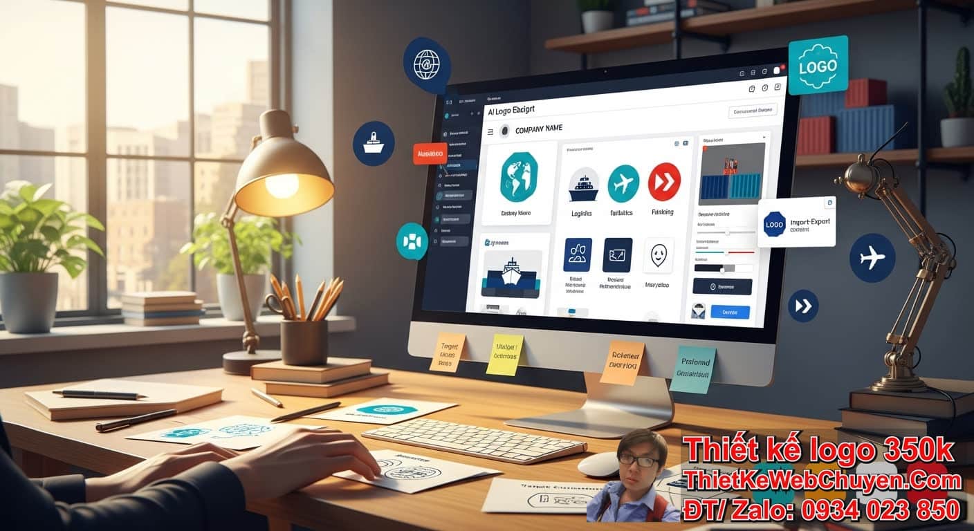 Quy trình thiết kế logo bằng AI xuất nhập khẩu gồm những bước nào? Quy trình thiết kế logo bằng AI xuất nhập khẩu gồm những bước nào?