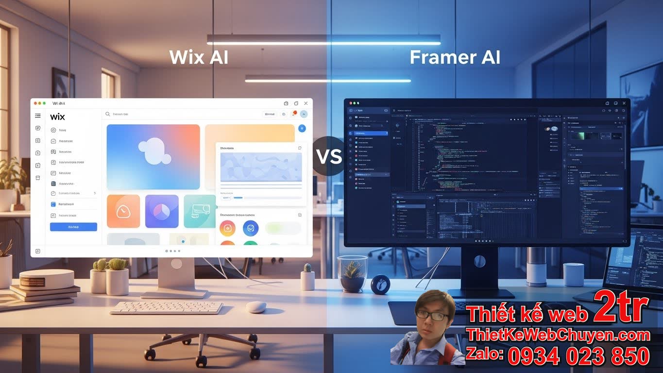 So sánh Wix AI vs Framer AI: Tổng quan về hai nền tảng So sánh Wix AI vs Framer AI: Tổng quan về hai nền tảng