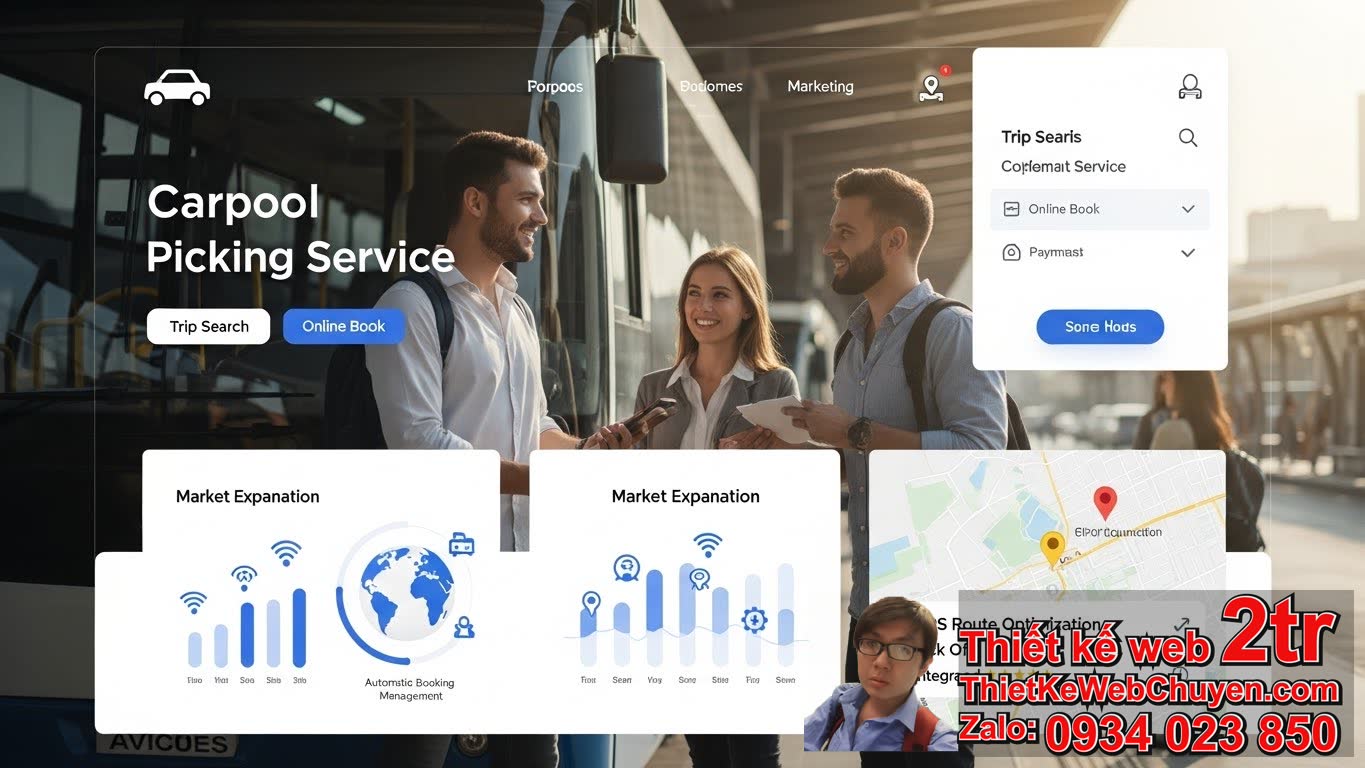 Tại sao cần thiết kế web xe ghép đón tại bến xe? Tại sao cần thiết kế web xe ghép đón tại bến xe?