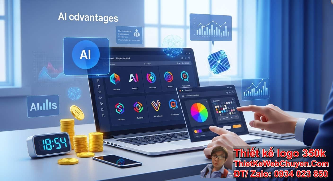 Tại Sao Nên Thiết Kế Logo Bằng AI Cho Cửa Hàng Sửa Điện Thoại?