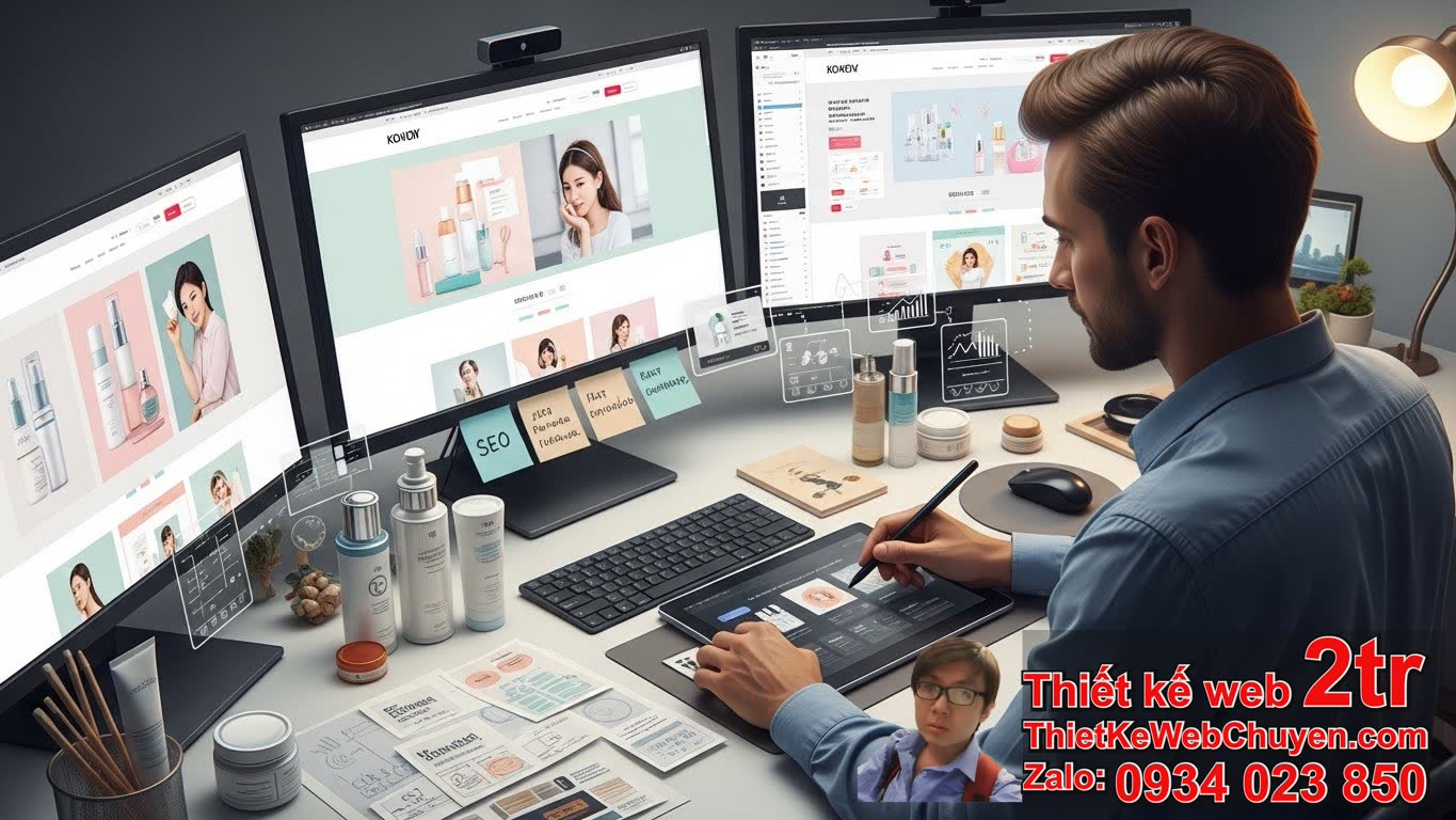 Tại Sao Nên Thuê Freelancer Thiết Kế Web Mỹ Phẩm Hàn Quốc Chuyên Nghiệp?