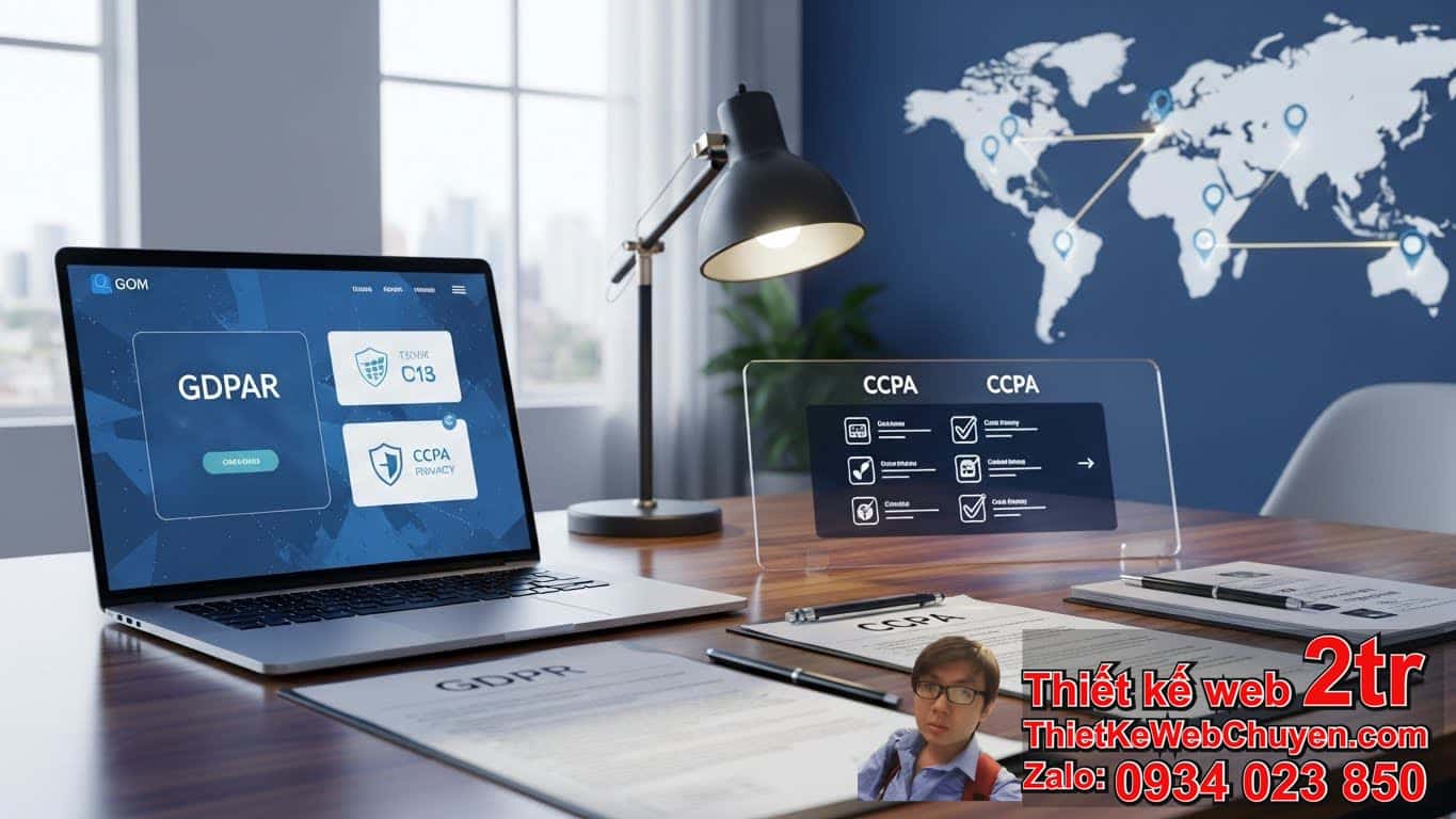 Tại sao thiết kế website cần GDPR/CCPA không (nếu target quốc tế) lại quan
trọng?