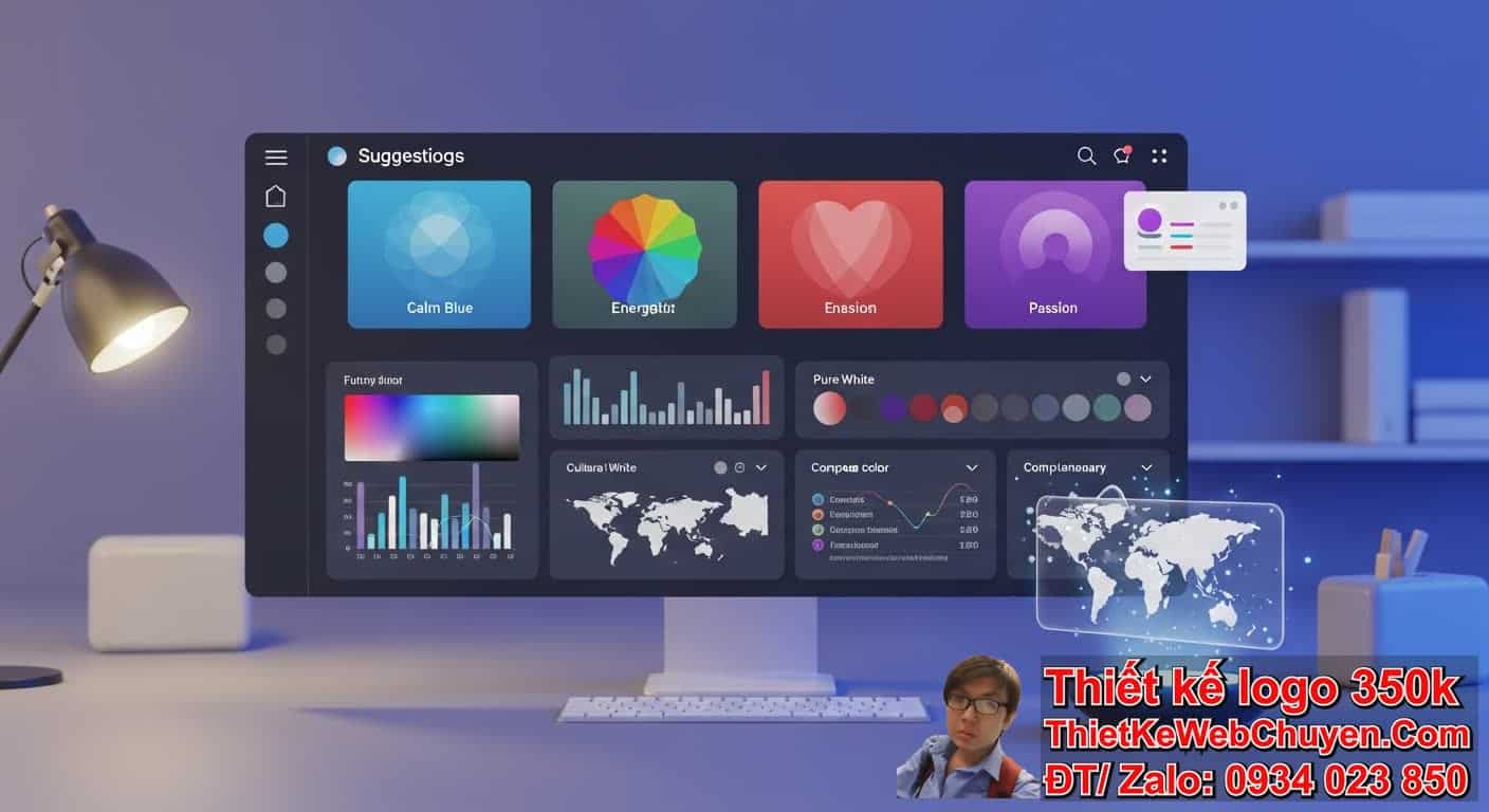 Tâm lý màu sắc: Tầm quan trọng của AI gợi ý màu sắc logo theo tâm lý màu Tâm lý màu sắc: Tầm quan trọng của AI gợi ý màu sắc logo theo tâm lý màu