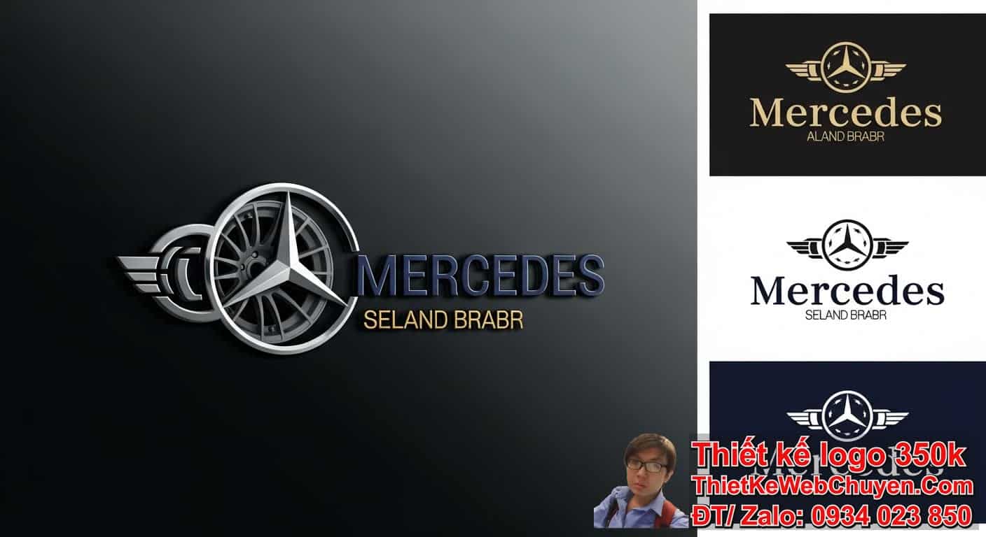 Thiết Kế Logo AI Cho Đại Lý Bán Xe Ô Tô Mercedes: Những Yếu Tố Cần Lưu Ý