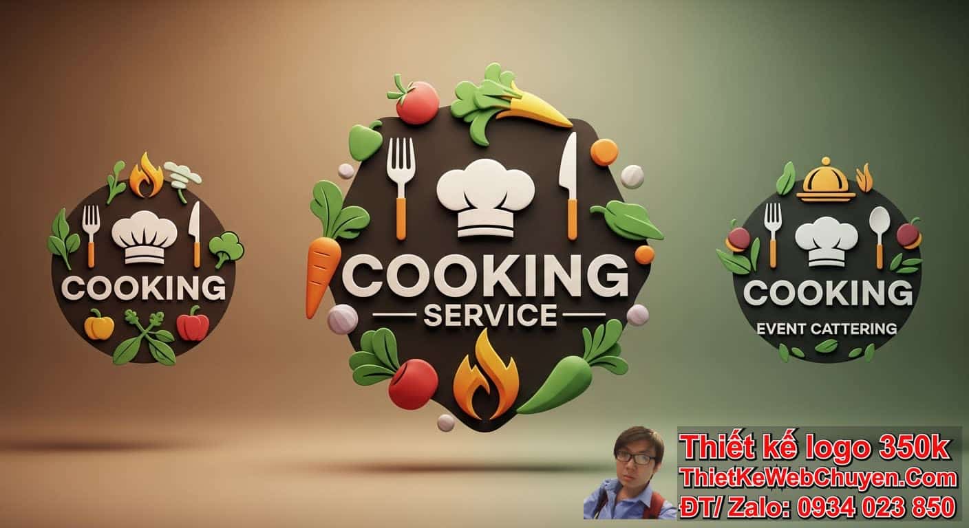 Thiết kế logo bằng AI cho dịch vụ nấu ăn: Tại sao nên lựa chọn AI? Thiết kế logo bằng AI cho dịch vụ nấu ăn: Tại sao nên lựa chọn AI?