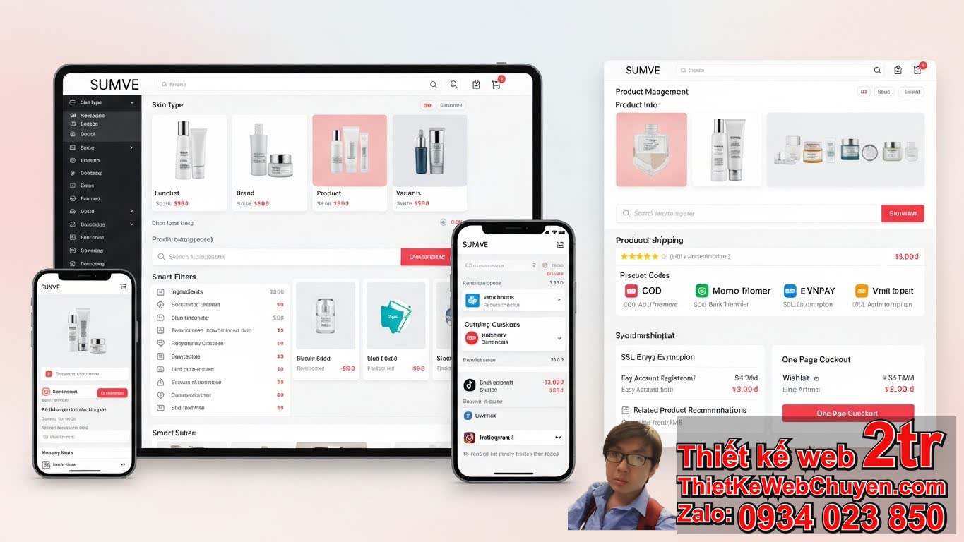 Thiết kế web bán mỹ phẩm có tính năng gì để thu hút và giữ chân khách hàng? Thiết kế web bán mỹ phẩm có tính năng gì để thu hút và giữ chân khách hàng?