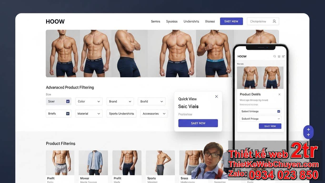 Thiết kế web bán đồ lót nam có giao diện thân thiện và trải nghiệm người dùng
tối ưu không? Thiết kế web bán đồ lót nam có giao diện thân thiện và trải nghiệm người dùng
tối ưu không?