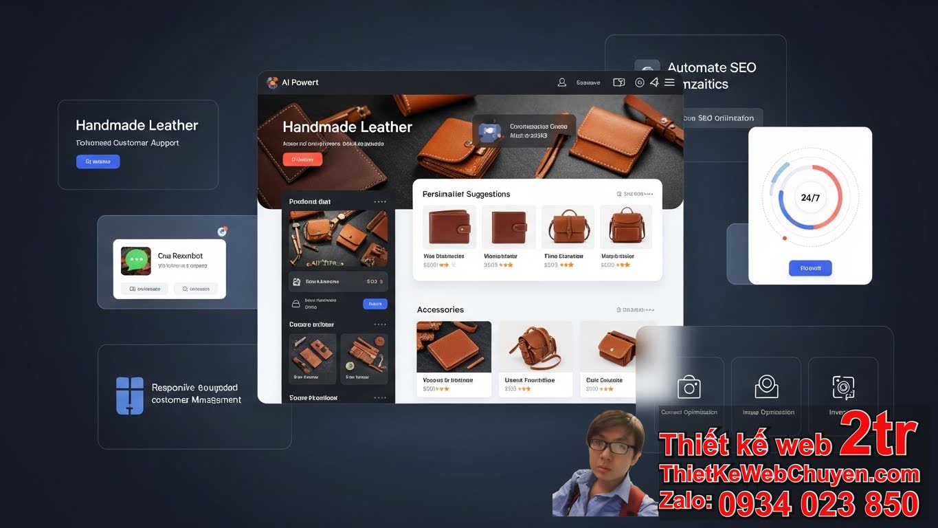 Thiết kế web bằng AI bán đồ da thủ công là gì và tại sao nó lại quan trọng? Thiết kế web bằng AI bán đồ da thủ công là gì và tại sao nó lại quan trọng?
