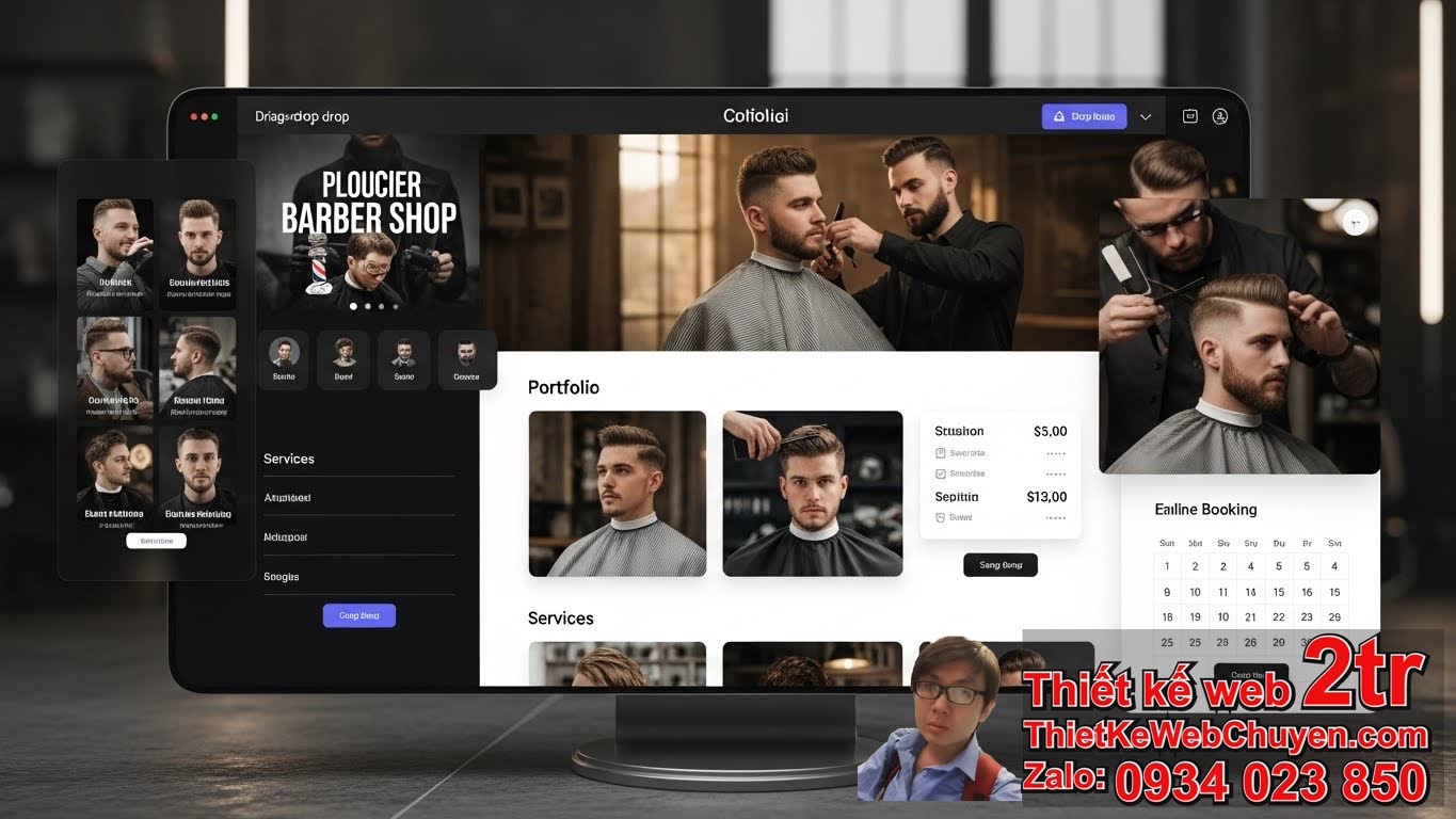 Thiết kế web bằng AI cắt tóc barber shop có khó không? Thiết kế web bằng AI cắt tóc barber shop có khó không?