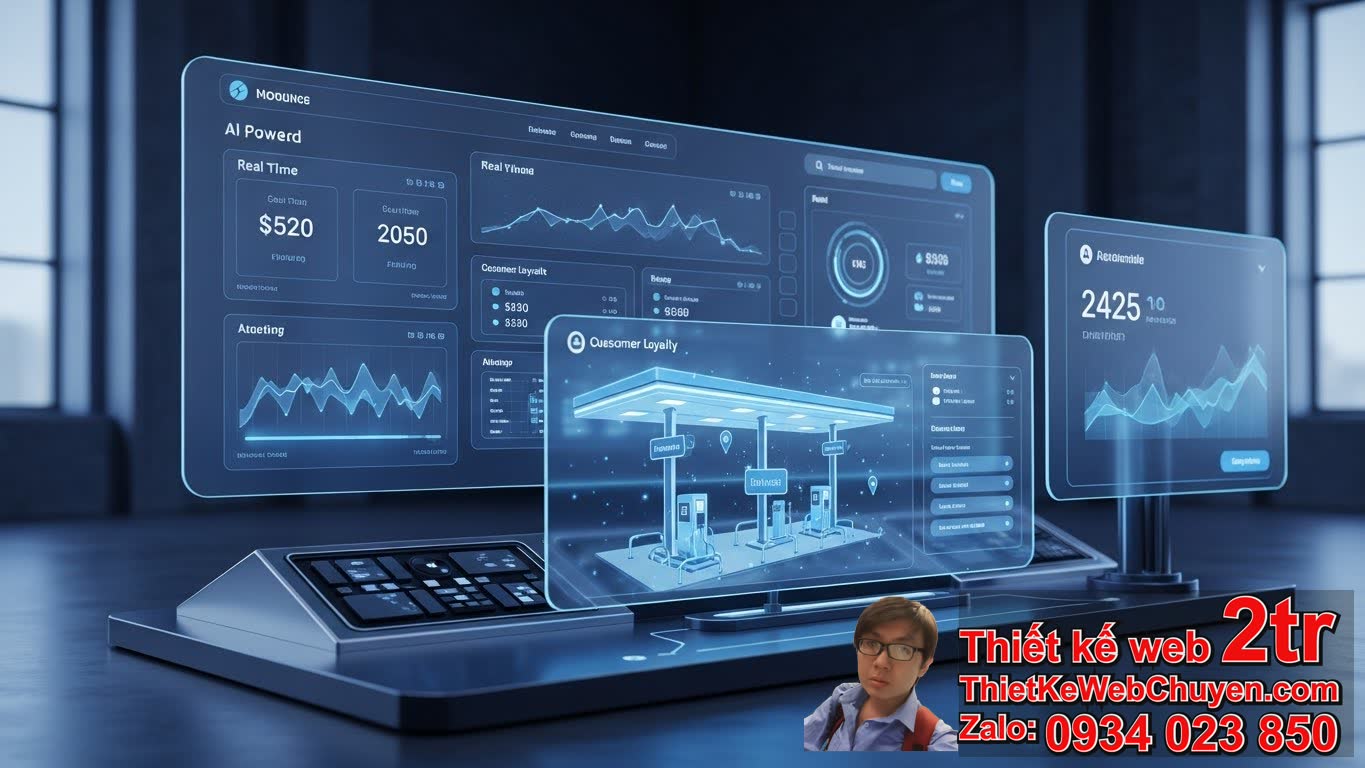 Thiết kế web bằng AI công ty xăng dầu có phải là tương lai?