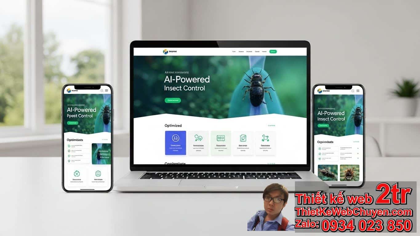 Thiết kế web bằng AI Dịch vụ kiểm soát côn trùng: Giải pháp đột phá cho doanh
nghiệp của bạn