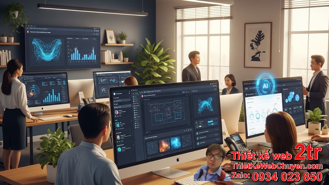 Thiết Kế Web Bằng AI Tại Quận Hóc Môn Mang Lại Lợi Ích Gì Cho Doanh Nghiệp?