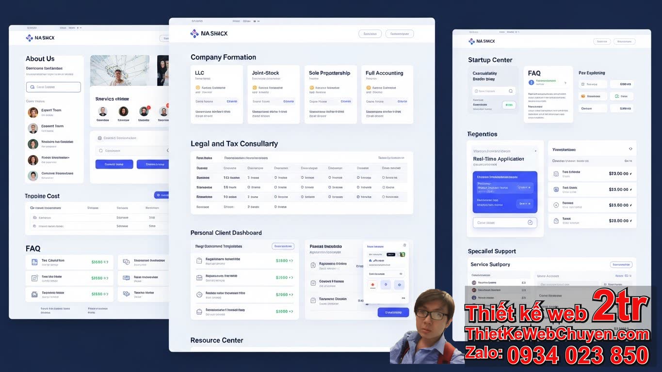 Thiết kế web dịch vụ thành lập công ty Tư vấn thuế có tính năng gì nổi bật? Thiết kế web dịch vụ thành lập công ty Tư vấn thuế có tính năng gì nổi bật?