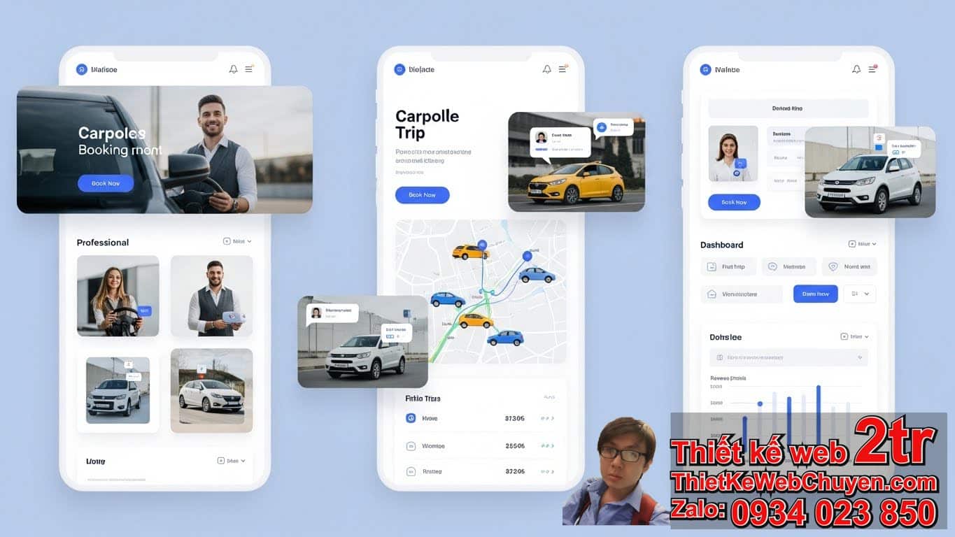Thiết Kế Web Xe Ghép Quản Lý Đội Xe Như Thế Nào Để Thu Hút Khách Hàng? Thiết Kế Web Xe Ghép Quản Lý Đội Xe Như Thế Nào Để Thu Hút Khách Hàng?