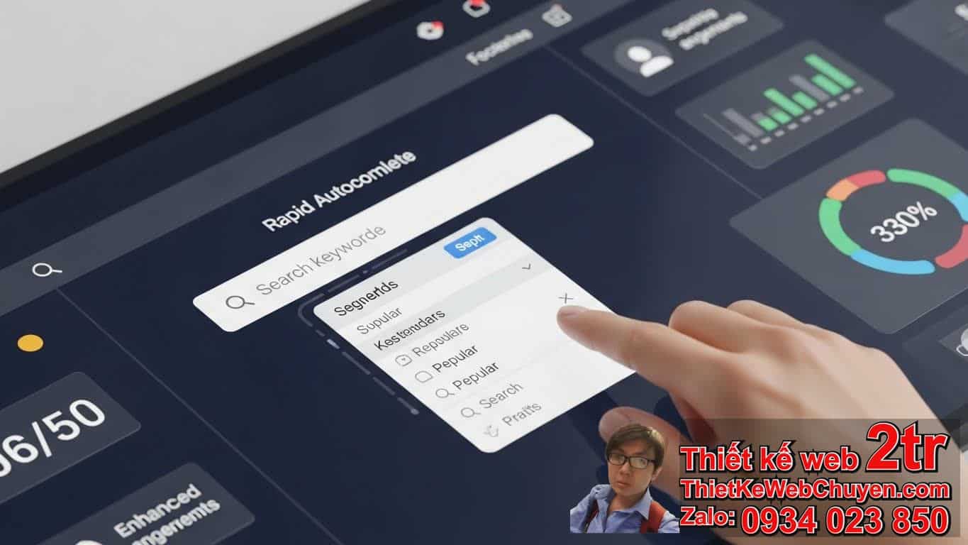 Thiết kế website cần search autocomplete không để cải thiện trải nghiệm người
dùng? Thiết kế website cần search autocomplete không để cải thiện trải nghiệm người
dùng?
