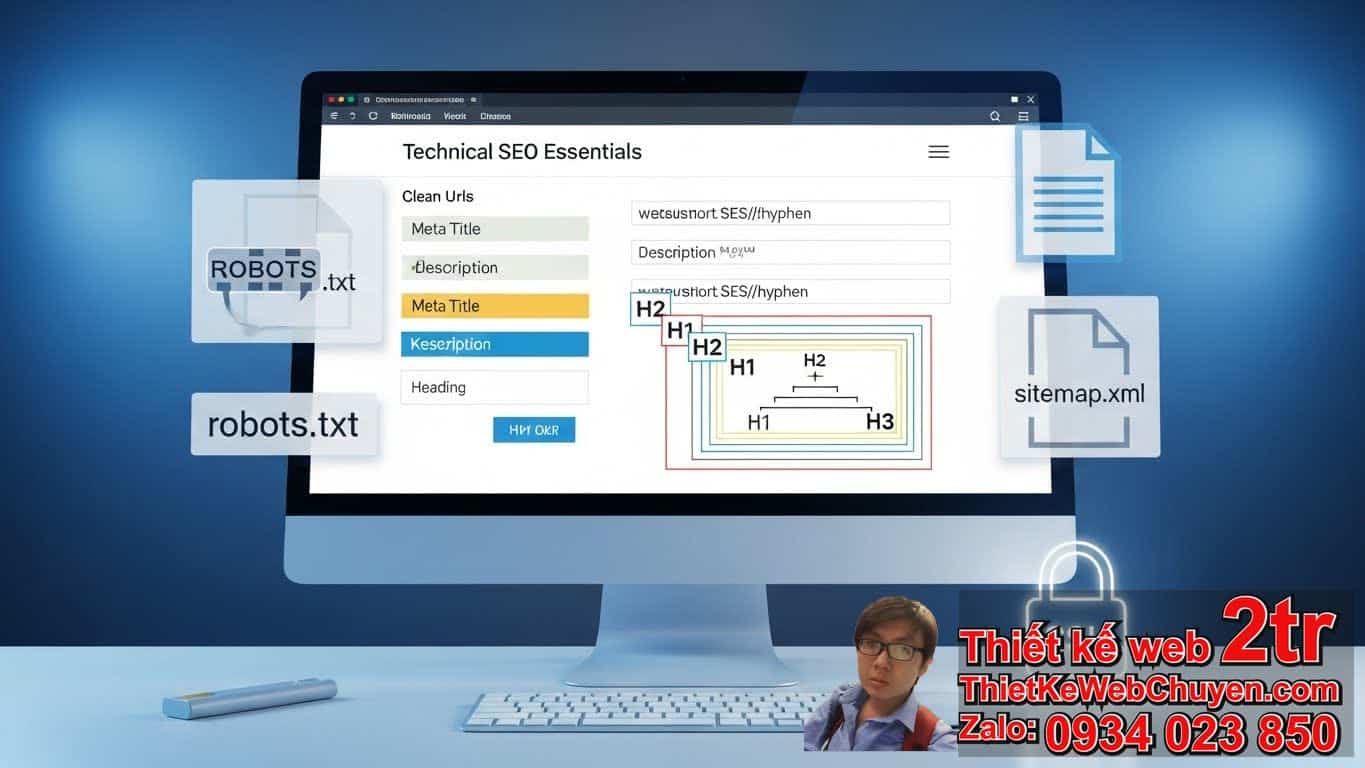 Thiết kế website chuẩn SEO cần có gì về Cấu trúc kỹ thuật? Thiết kế website chuẩn SEO cần có gì về Cấu trúc kỹ thuật?
