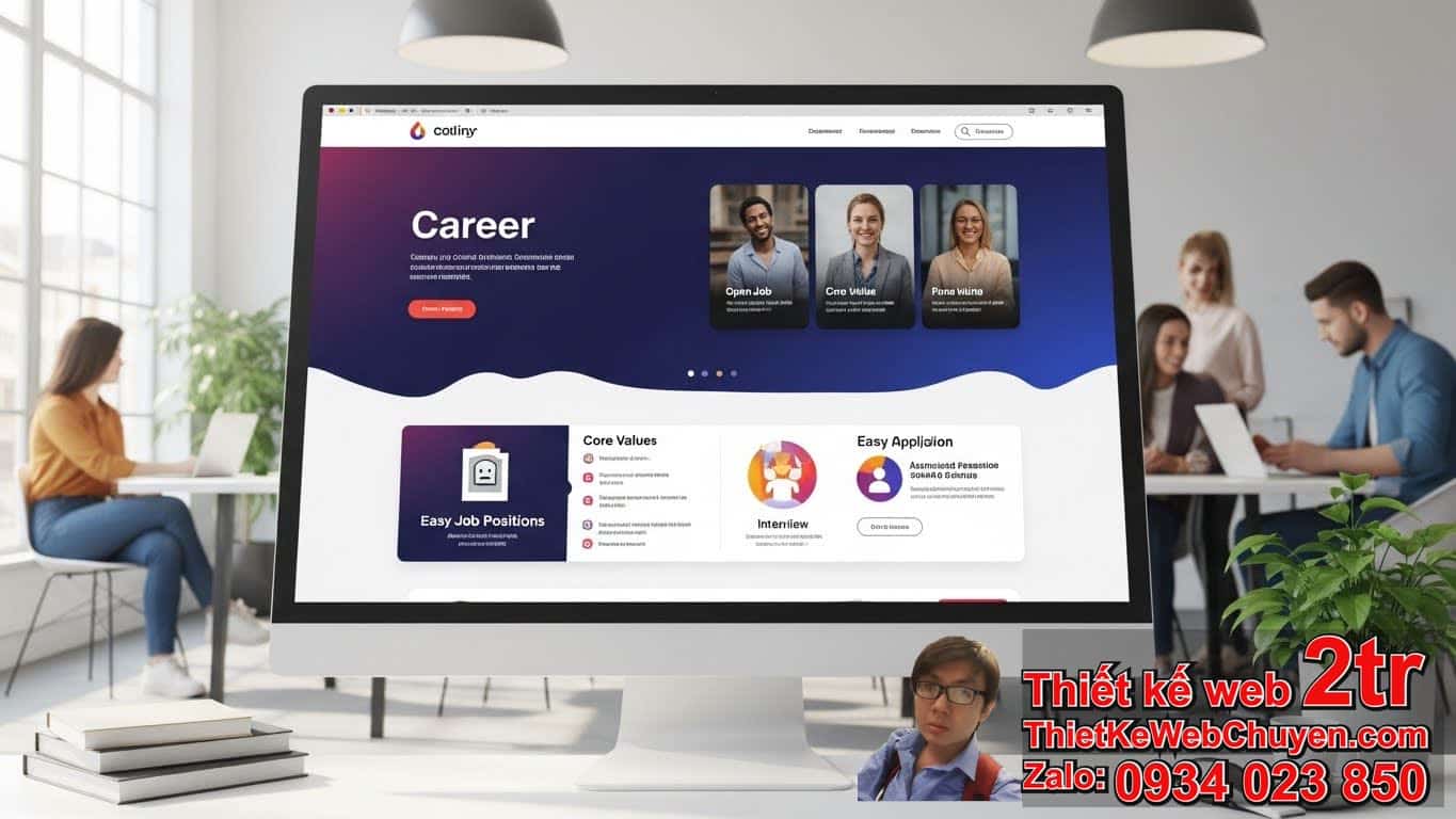 Thiết kế website có cần trang tuyển dụng không? – Tầm quan trọng chiến lược Thiết kế website có cần trang tuyển dụng không? – Tầm quan trọng chiến lược