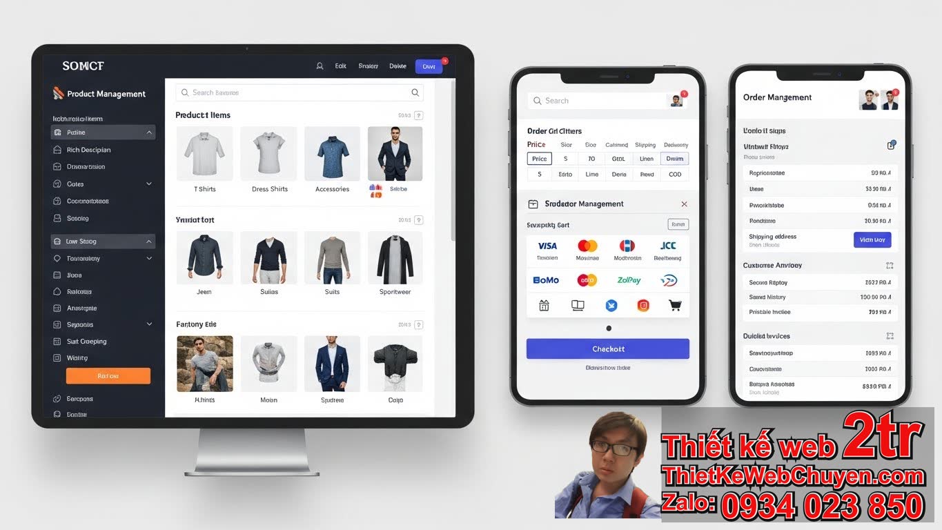 Thiết kế website shop quần áo nam cần những tính năng cơ bản nào? Thiết kế website shop quần áo nam cần những tính năng cơ bản nào?