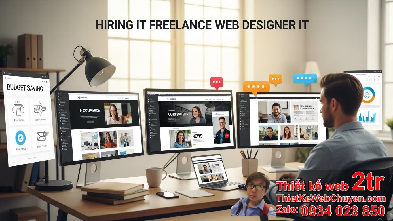 Ưu điểm khi thuê freelancer thiết kế web công ty tin học là gì? Ưu điểm khi thuê freelancer thiết kế web công ty tin học là gì?