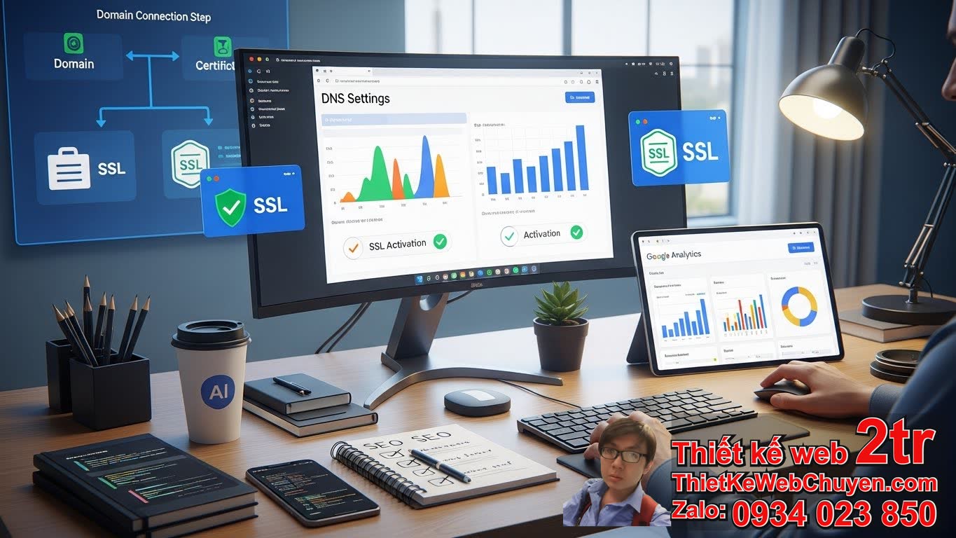 Website AI: gắn domain/SSL/Analytics như thế nào? – Hướng dẫn chi tiết từ A đến
Z Website AI: gắn domain/SSL/Analytics như thế nào? – Hướng dẫn chi tiết từ A đến
Z