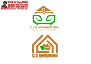 Thiết kế logo Co-living CJ’s Homemates 