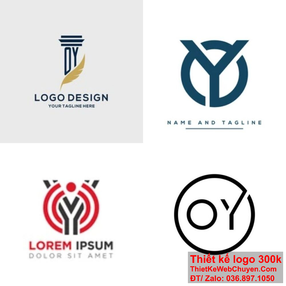 Logo OY phản ánh tính cách và phong cách riêng biệt của thương hiệu.