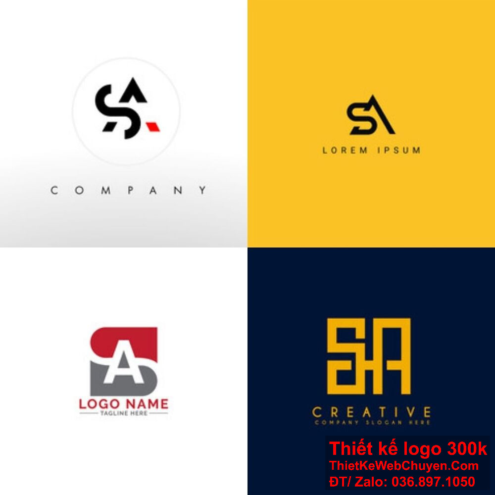 Logo SA phản ánh sự chuyên nghiệp và độc đáo của doanh nghiệp.