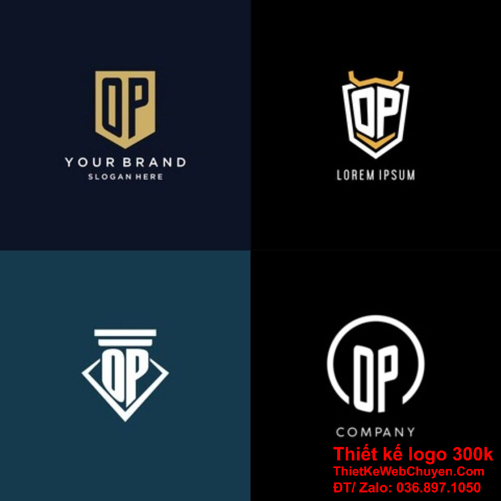 Một logo OP chất lượng sẽ tạo ra ấn tượng mạnh mẽ và ghi nhớ lâu dài trong tâm trí khách hàng.