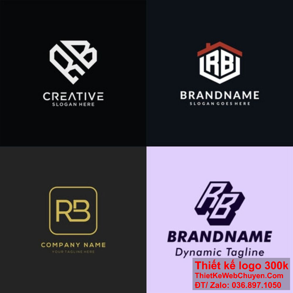 Logo RB được thiết kế để phản ánh tính chất và giá trị của thương hiệu một cách đa chiều.