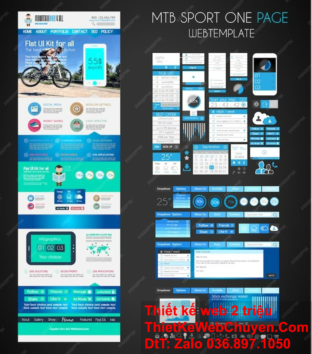 Thiết kế website trọn gói bao gồm cả dịch vụ tư vấn chiến lược phát triển web.