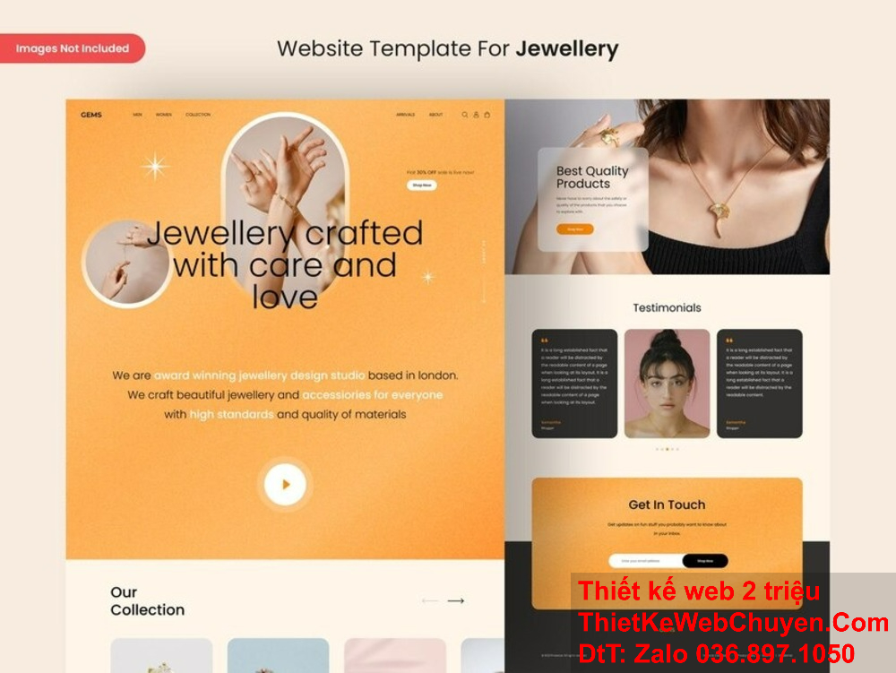 Chúng tôi cung cấp dịch vụ thiết kế website trọn gói với đội ngũ chuyên nghiệp.