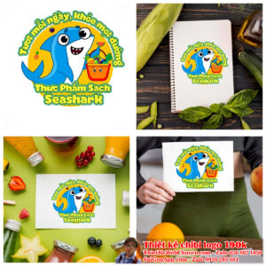 Cá mập chibi ( chibi shark ), THIẾT KẾ CHIBI 190K CUTE ĐÁNG YÊU