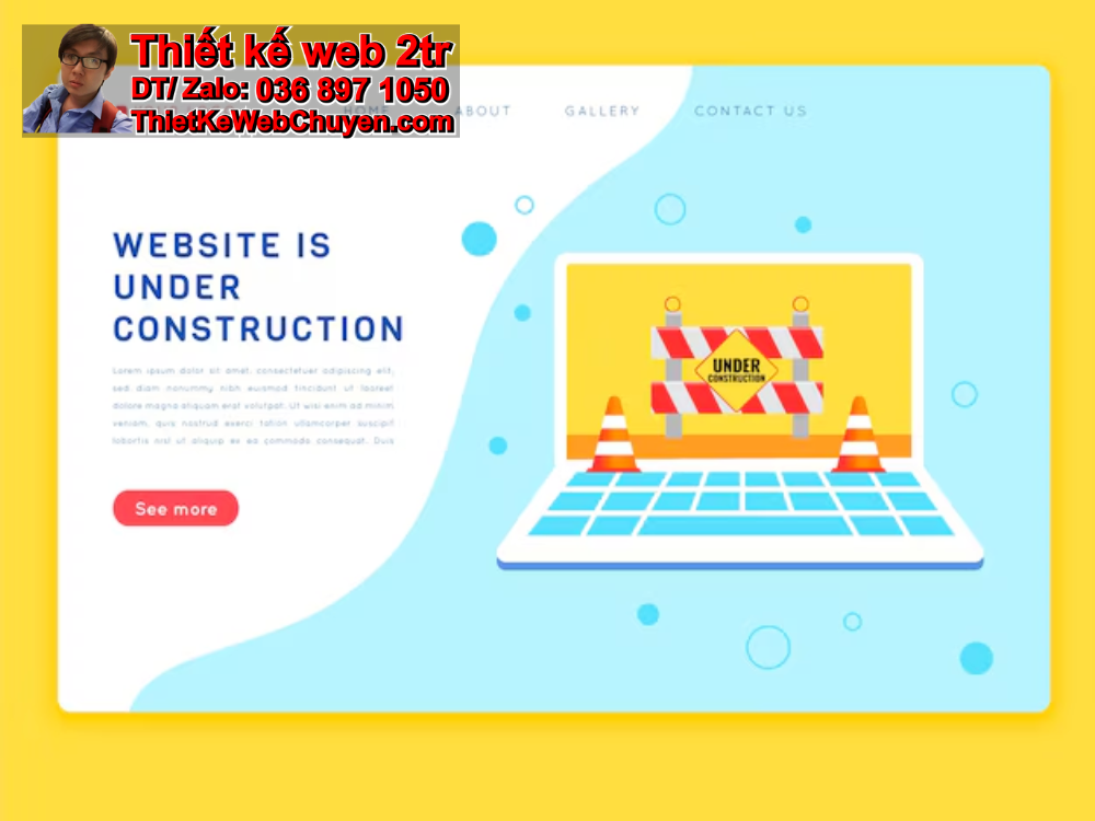 Trang chủ website bán hàng hấp dẫn và tối ưu