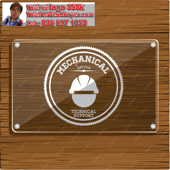 Cách ứng dụng logo online lên biển hộp alu mica