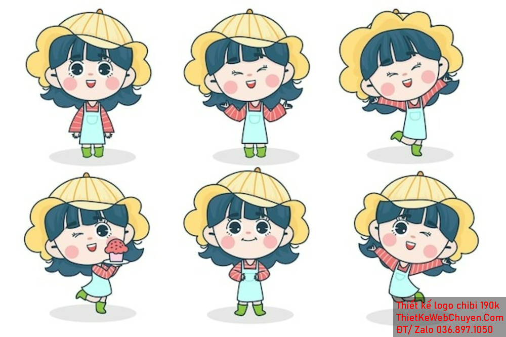 Sự đáng yêu và tinh tế của mẫu thiết kế logo chibi bé gái sẽ tạo ra ấn tượng mạnh mẽ với khách hàng. Logo chibi bé gái sẽ mang lại sự nhẹ nhàng và đáng yêu cho thương hiệu của bạn.
