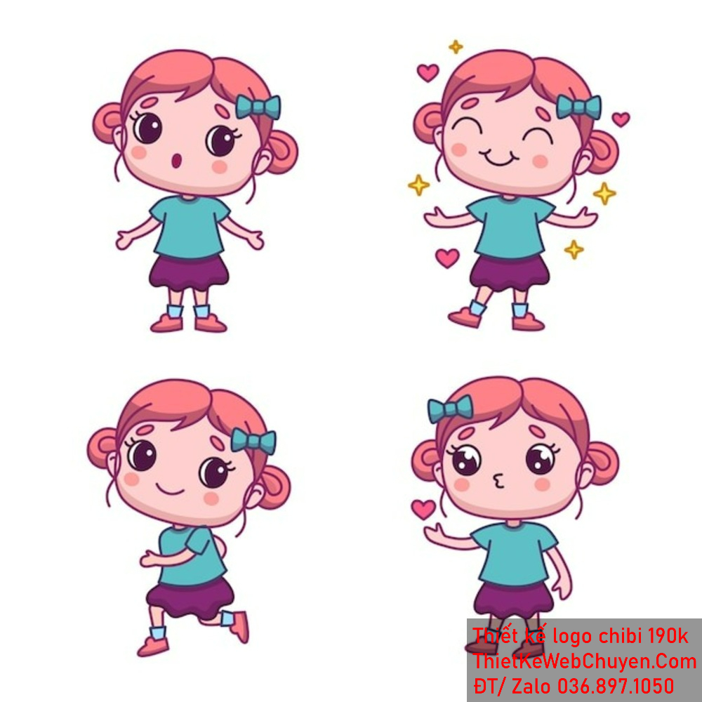 Một mẫu thiết kế logo Chibi bé gái đáng yêu có thể tạo ra một sự khác biệt đáng chú ý cho thương hiệu của bạn. Sự ngọt ngào và đáng yêu của mẫu logo Chibi bé gái sẽ tạo ra một ấn tượng tích cực và ghi nhận với khách hàng.