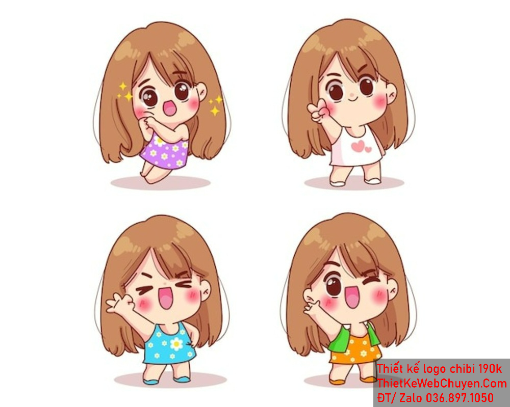 Sự đáng yêu và dễ thương của mẫu logo Chibi bé gái sẽ tạo ra một ấn tượng tích cực và khó quên. Logo Chibi bé gái đáng yêu có thể làm nổi bật sản phẩm hoặc dịch vụ của bạn trên thị trường.