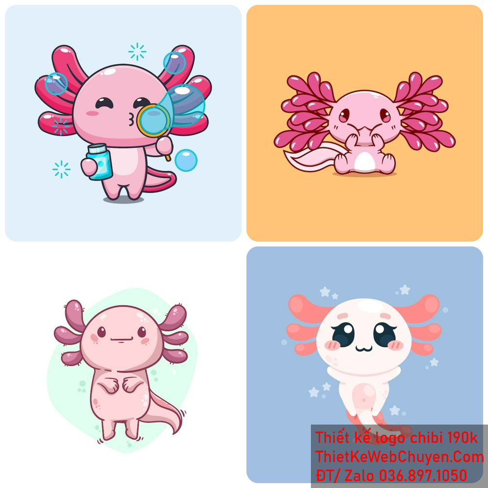 Sự Tinh Nghịch của Chibi Kỳ Lân (Axolotl Chibi): Hành Trình Khám Phá