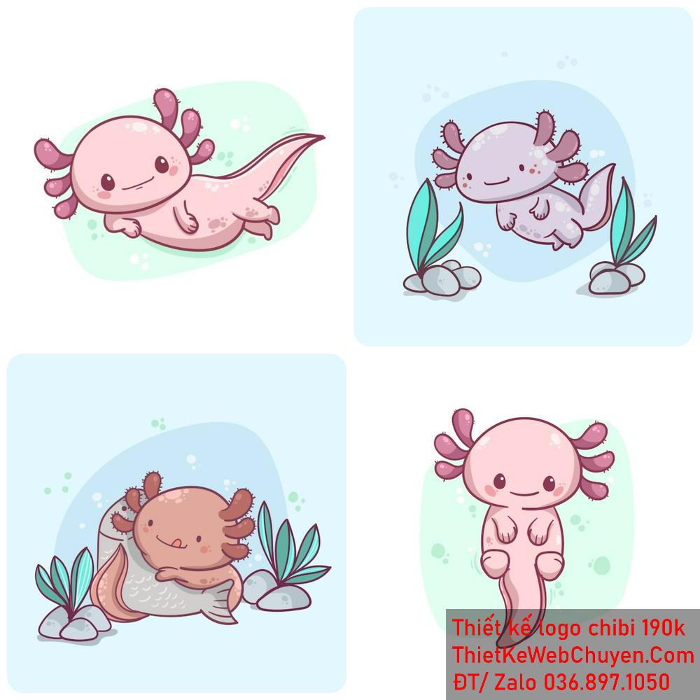 Sức Hút Khó Cưỡng của Chibi Kỳ Lân (Axolotl Chibi): Làm thế nào để Tạo Ra