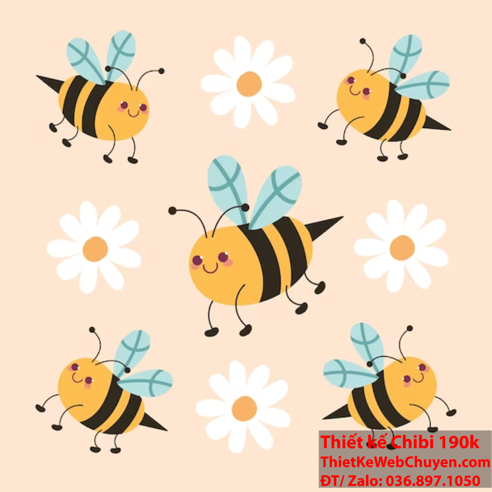 Sự Dễ Thương và Ngọt Ngào của Chibi Con Ong: Bee Chibi Lạc Vào Thế Giới Bee Chibi: Sự Tinh Nghịch và Tươi Mát