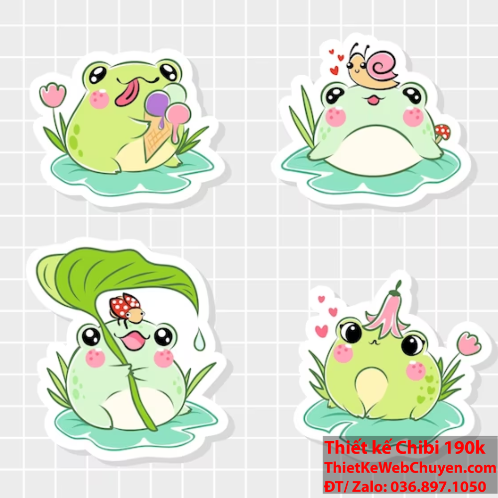 Con ếch chibi: Hành trang không thể thiếu cho những ai yêu dễ thương! Con ếch chibi: Người bạn đồng hành trong mọi chuyến phiêu lưu!