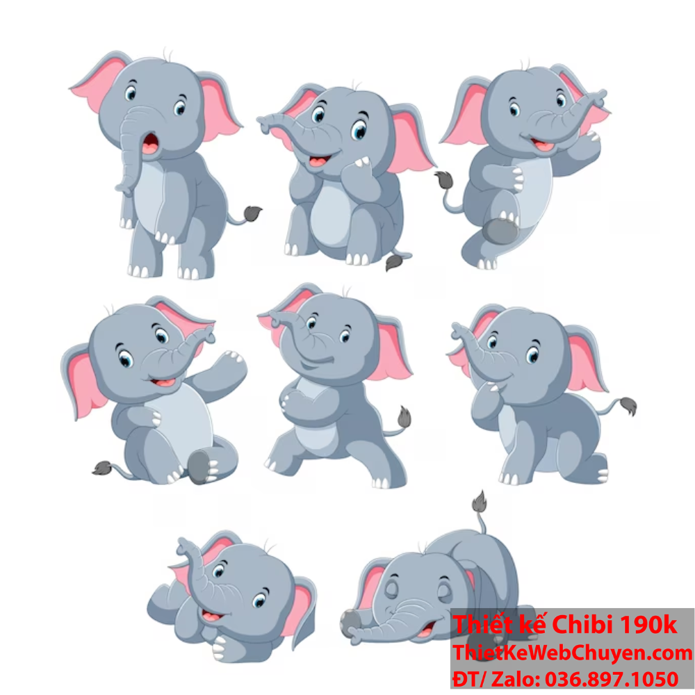 Con voi chibi: Sức hút không thể cưỡng lại Bí mật của sự dễ thương: Con voi chibi và những câu chuyện đằng sau