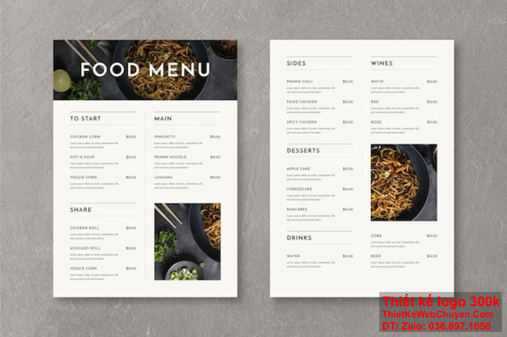 Chọn công ty thiết kế menu tại Hà Nội của chúng tôi để tạo ra những thực đơn thu hút và chuyên nghiệp Hãy để công ty thiết kế menu tại Hà Nội của chúng tôi giúp bạn nâng tầm thương hiệu với những mẫu menu độc đáo