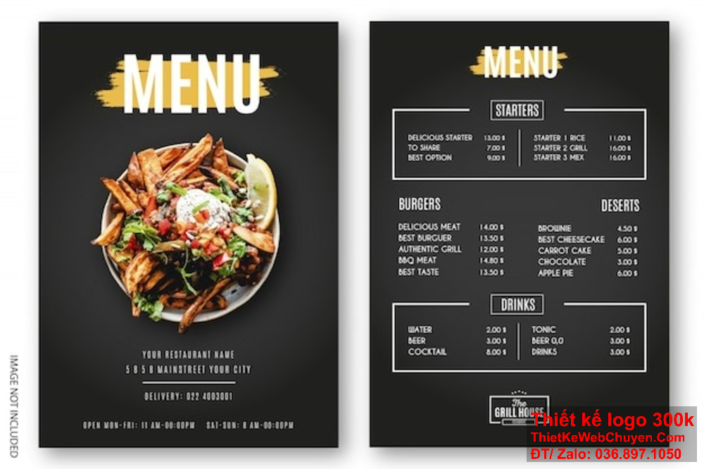 Với kinh nghiệm nhiều năm, công ty thiết kế menu tại Hà Nội cam kết mang lại sự hài lòng cho khách hàng bằng các sản phẩm chất lượng cao Với công ty thiết kế menu tại Hà Nội của chúng tôi, bạn sẽ nhận được dịch vụ tận tâm và sản phẩm chất lượng cao
