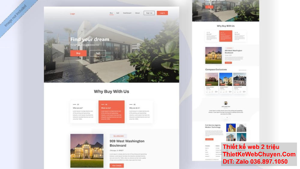 Thiết kế web Mắt Bão không chỉ hướng đến mục tiêu thẩm mỹ mà còn đảm bảo tính tương thích và responsivity.