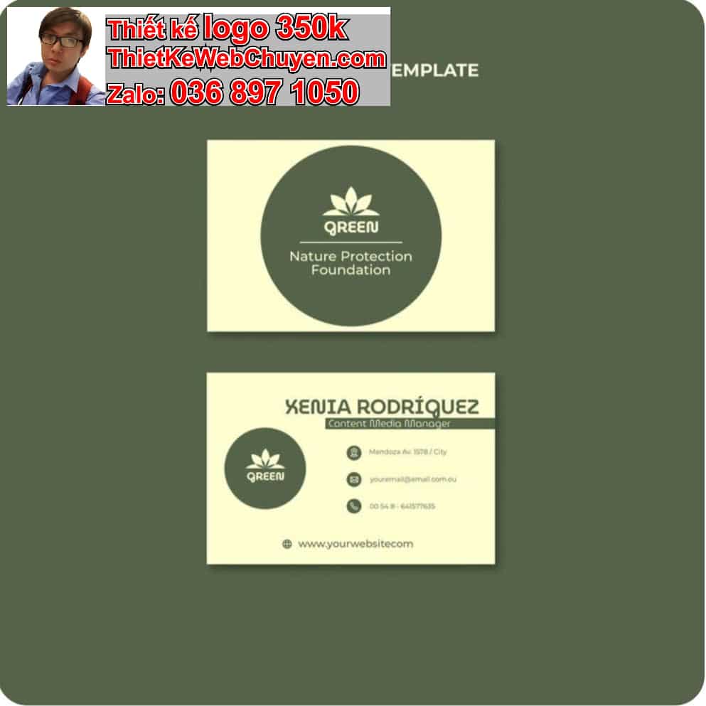 Danh thiếp giấy tiêu đề phong bì logo online 