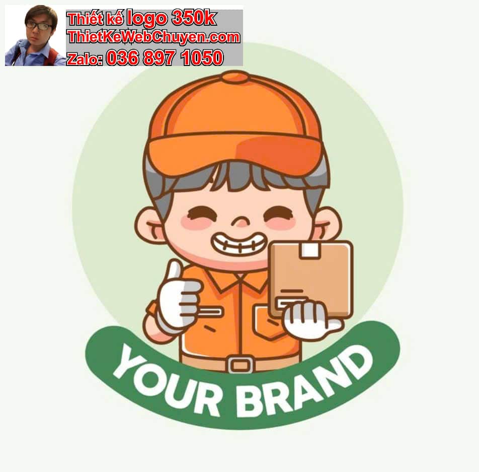 Dùng logo online trên website social email 