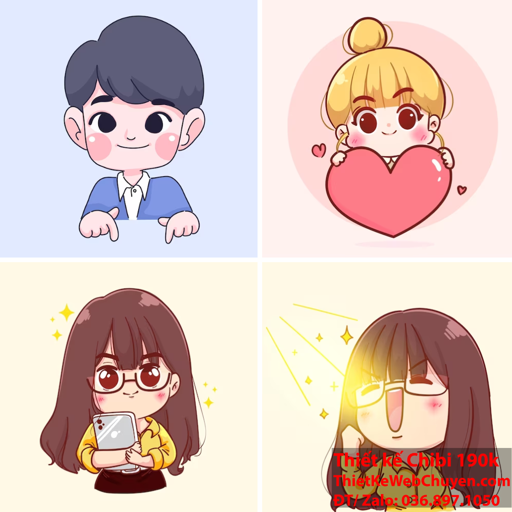 Hình đại diện chibi: Tạo hình độc đáo không cần kỹ năng vẽ Hình đại diện chibi: Sự kết hợp hoàn hảo giữa dễ thương và độc đáo