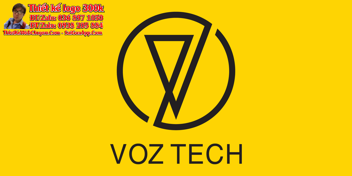 Thiết kế logo cơ khí Voztech
