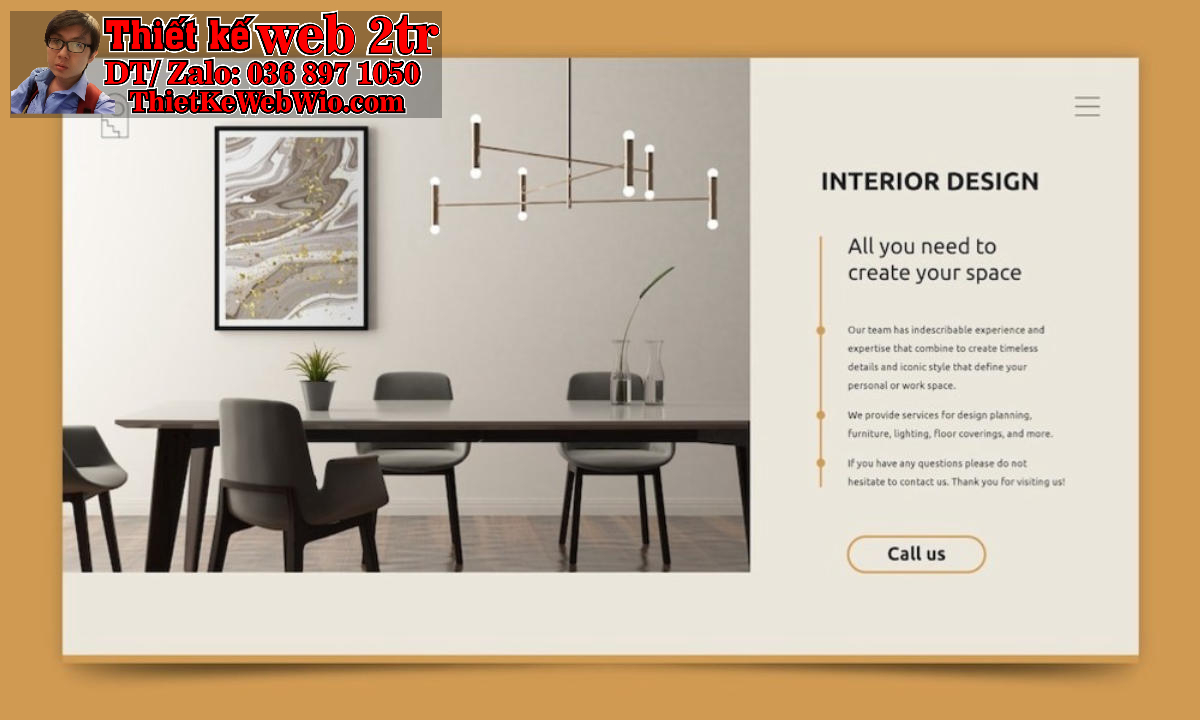 Landing Page Với Thanh Điều Hướng (Navigation Bar)